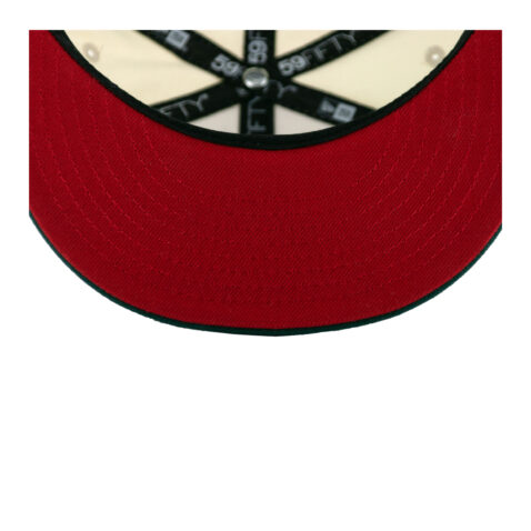 New Era 59Fifty World Baseball Classic Mexico Fitted Hat Chrome White Red Dark Green - Image 7