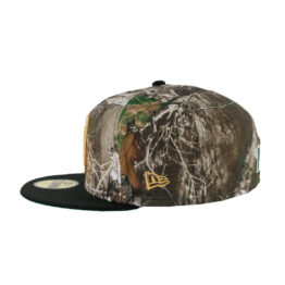 New Era 59Fifty World Baseball Classic Mexico Two Tone Fitted Hat Chrome Realtree Edge Camo Black