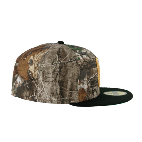 New Era 59Fifty World Baseball Classic Mexico Two Tone Fitted Hat Chrome Realtree Edge Camo Black