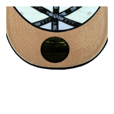 New Era 59Fifty World Baseball Classic Mexico Two Tone Fitted Hat Chrome White Metallic Gold Black - Image 7