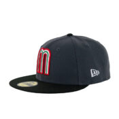 New-Era-59Fifty-World-Baseball-Classic-Mexico-Two-Tone-Fitted-Hat-Dark-Graphite-Black-Left-Front.jpg