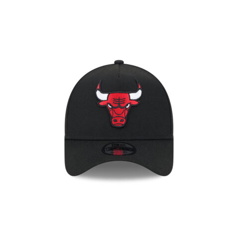 New Era 9Forty Chicago Bulls A-Frame Adjustable Snapback Hat Black