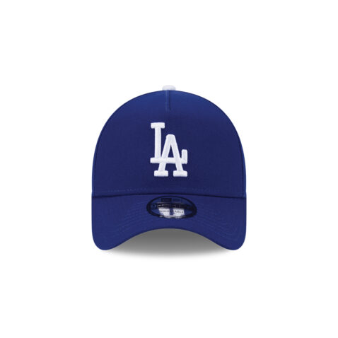 New Era 9Forty Los Angeles Dodgers A-Frame Adjustable Snapback Hat Royal Blue White - Image 4