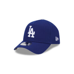 New Era 9Forty Los Angeles Dodgers A-Frame Adjustable Snapback Hat Royal Blue White