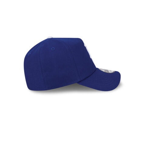 New Era 9Forty Los Angeles Dodgers A-Frame Adjustable Snapback Hat Royal Blue White - Image 5