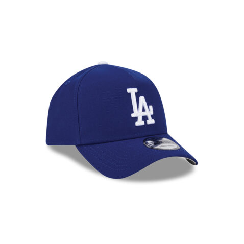 New Era 9Forty Los Angeles Dodgers A-Frame Adjustable Snapback Hat Royal Blue White - Image 3
