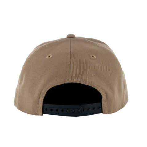 New Era 9Forty New York Yankees Adjustable A-Frame Snapback Hat Khaki Black - Image 4