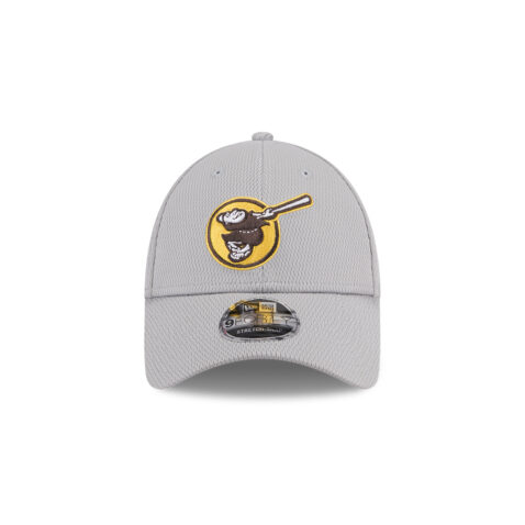 New Era 9Forty San Diego Padres Friar Circle Logo Adjustable Snapback Hat Graphite - Image 4