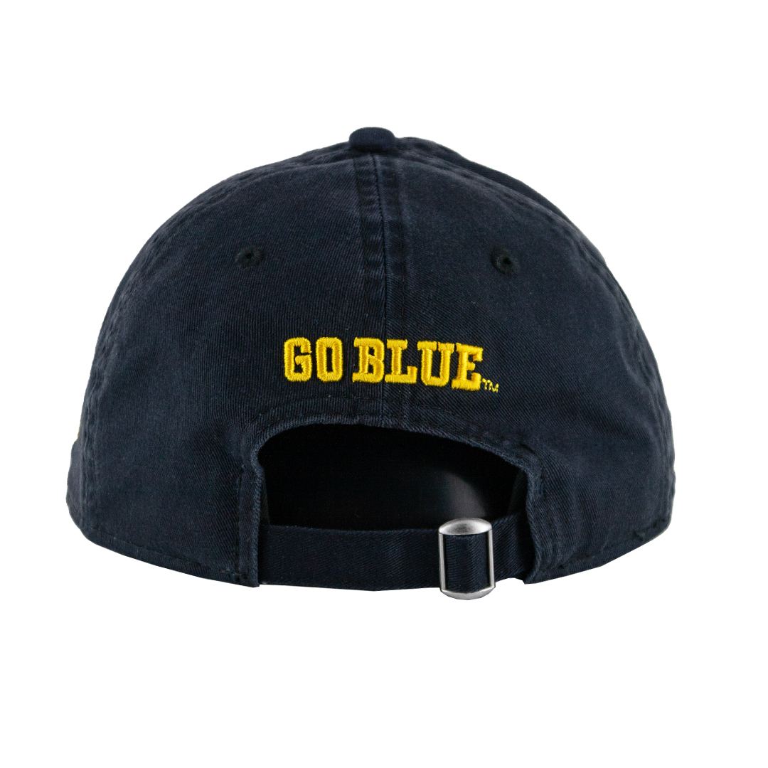 New Era 9Twenty Michigan Wolverines Adjustable Strapback Hat Dark Navy ...