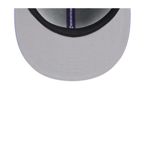 New Era x Big League Chew 9Fifty San Diego Padres Ground Ball Grape Adjustable Snapback Hat Black Gray - Image 7