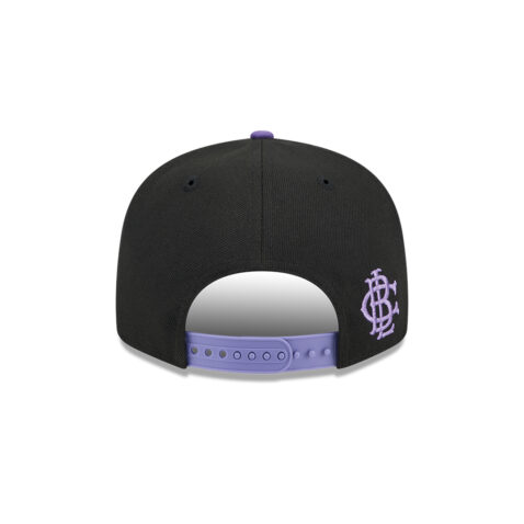 New Era x Big League Chew 9Fifty San Diego Padres Ground Ball Grape Adjustable Snapback Hat Black Gray - Image 6
