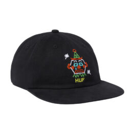 HUF Clownin’ Around Adjustable Snapback Hat Black