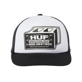 HUF Demolition Crew Trucker Adjustable Hat Black
