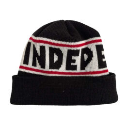 Independent Bar Logo Long Shoreman Beanie Black