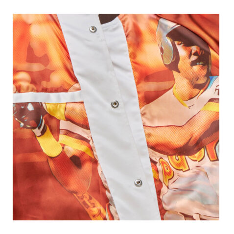 Mitchell & Ness San Diego Padres MLB Legends Tony Gwynn Sublimated Lightweight Satin Jacket White - Image 3
