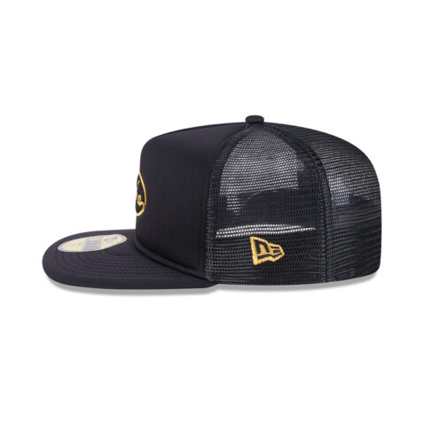 New Era 59Fifty A-Frame 5950 Day Fitted Hat Black Gold - Image 2