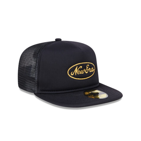 New Era 59Fifty A-Frame 5950 Day Fitted Hat Black Gold - Image 4