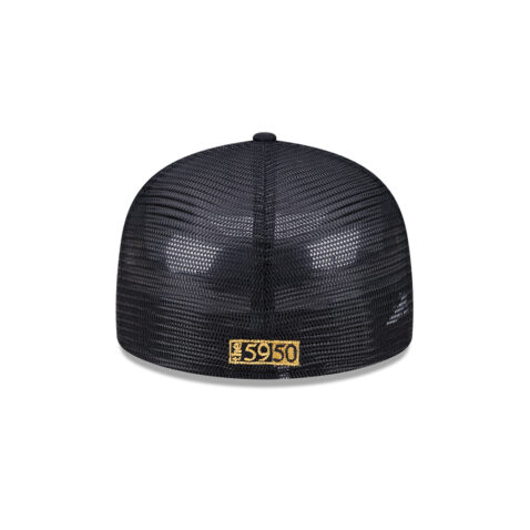 New Era 59Fifty A-Frame 5950 Day Fitted Hat Black Gold - Image 6