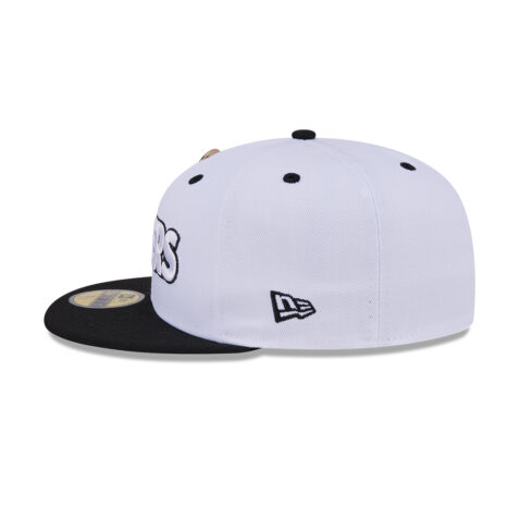 New Era 59Fifty Las Vegas Raiders 5950 Day Fitted Hat White Black - Image 2