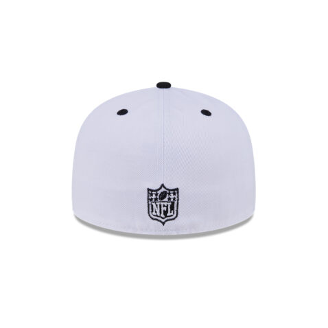 New Era 59Fifty Las Vegas Raiders 5950 Day Fitted Hat White Black - Image 6