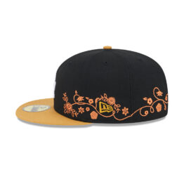 New Era 59Fifty Los Angeles Dodgers Floral Vine Fitted Hat Black