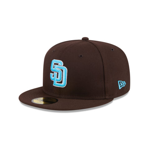 New Era 59Fifty San Diego Padres Father's Day 2024  Fitted Hat Burnt Wood Brown