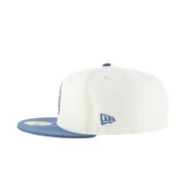 New Era 59Fifty San Diego Padres Wavy Chainstitch Fitted Hat Chrome White Blue