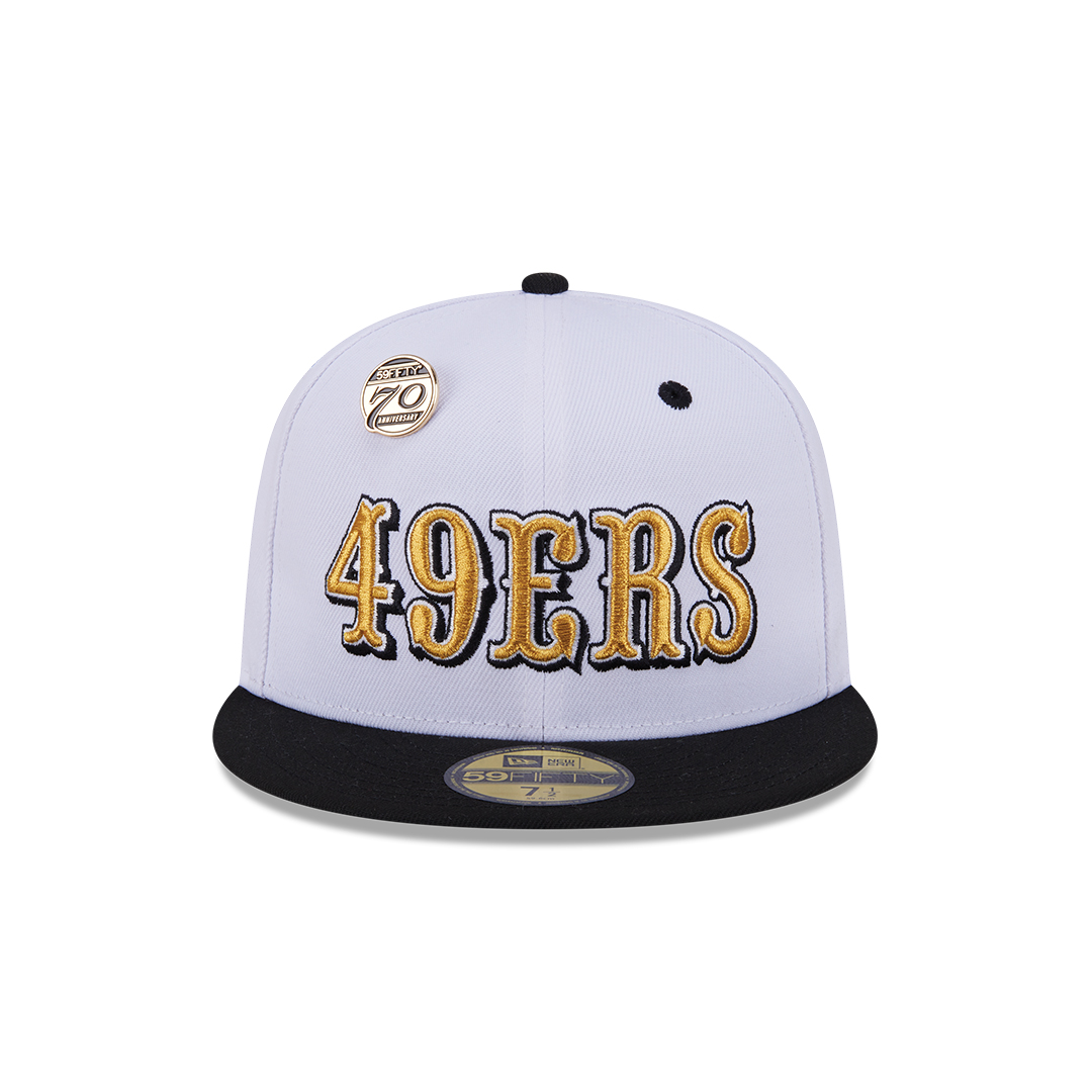 New Era 59Fifty San Francisco 49ers 5950 Day Fitted Hat White