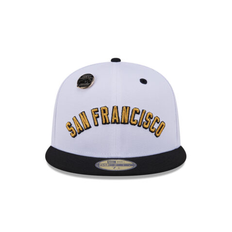 New Era 59Fifty San Francisco Giants 5950 Day Fitted Hat White Black - Image 3