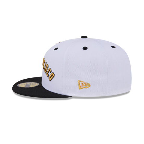 New Era 59Fifty San Francisco Giants 5950 Day Fitted Hat White Black - Image 2