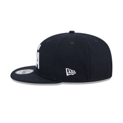 New Era 9Fifty Official 2024 Olympic Games Team USA Sided Adjustable Snapback Hat Red White and Blue - Image 2