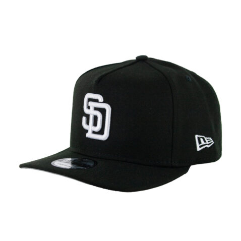 New Era 9Fifty San Diego Padres A-Frame Snapback Hat Black White