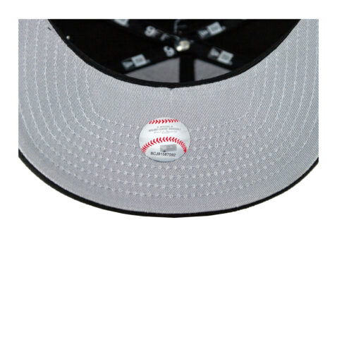 New Era 9Fifty San Diego Padres A-Frame Snapback Hat Black White - Image 5