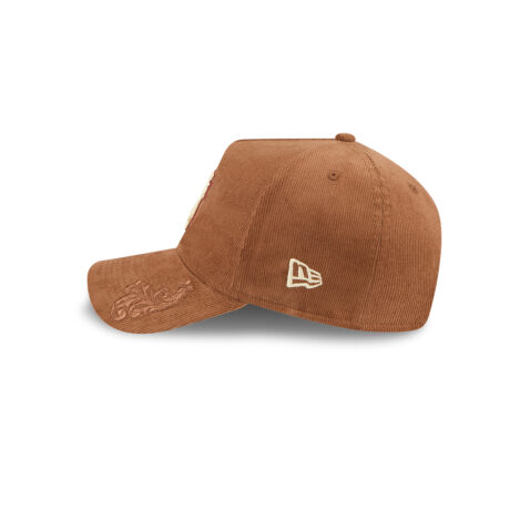 New Era 9Forty San Francisco Giants Ornamental Cord A-Frame Adjustable Snapback Hat Toasted Peanut
