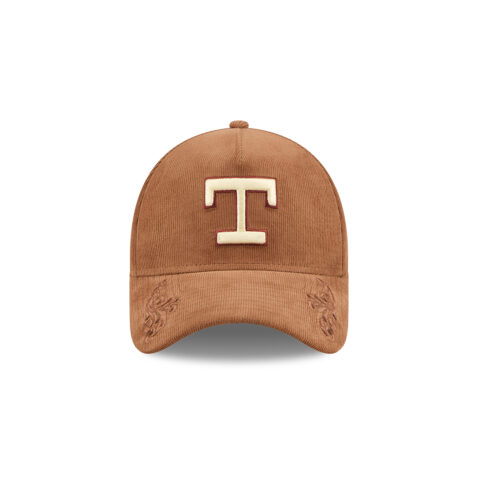 New Era 9Forty Texas Rangers Ornamental Cord A-Frame Adjustable Snapback Hat Toasted Peanut - Image 3