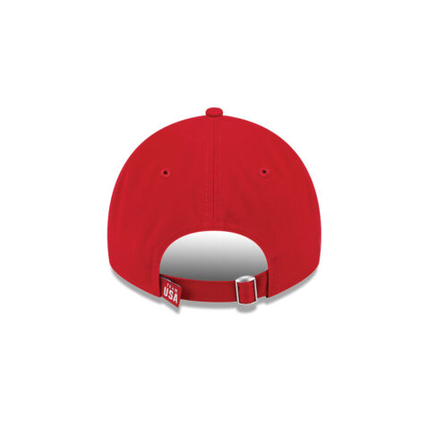 New Era 9Twenty Official 2024 Olympic Games Team USA Shield Adjustable Strapback Hat Red - Image 6