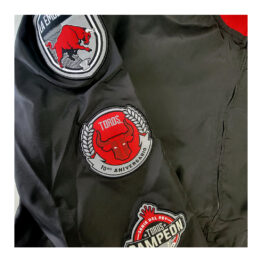 New Era Tijuana Toros FG INV Patches Bomber Jacket Black