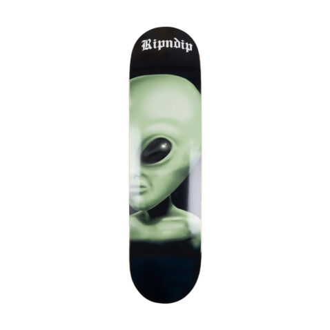 Ripndip We Come In Peace Skateboard Deck 8.25 Black