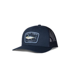 Salty Crew Big Blue Retro Trucker Adjustable Snapback Hat Navy Blue