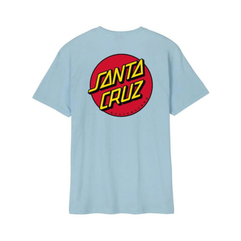 Santa Cruz Classic Dot Short Sleeve T-Shirt Light Blue Santa Cruz Classic Dot Short Sleeve T-Shirt Light Blue