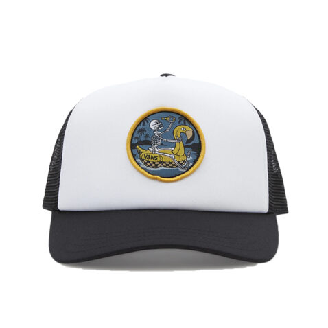 Vans Beer Float Mesh Trucker Adjustable Snapback Hat White - Image 2