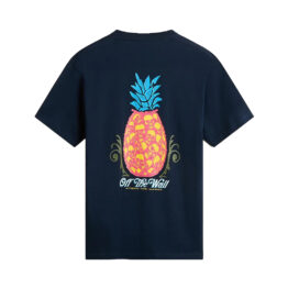 Vans Pineapple Skull Short Sleeve T-Shirt Navy Blue