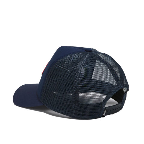 Vans Quick Patch Mesh Trucker Adjustable Snapback Hat Dress Blues