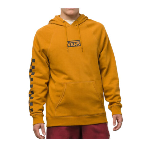 Vans Versa Standard Pullover Hooded Sweatshirt Buckhorn Brown Checkerboard