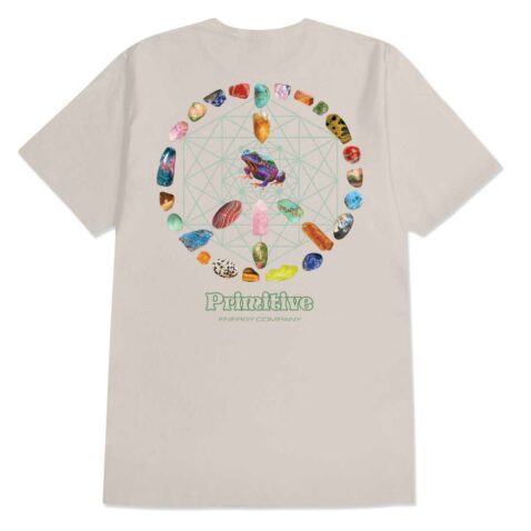 Primitive Energy Short Sleeve T-Shirt Cream White - Image 2
