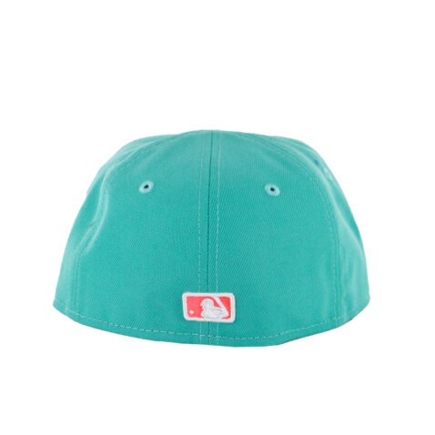 New Era 59Fifty San Diego Padres City Connect BC Edition Youth Fitted Hat Clear Mint Pink - Image 4