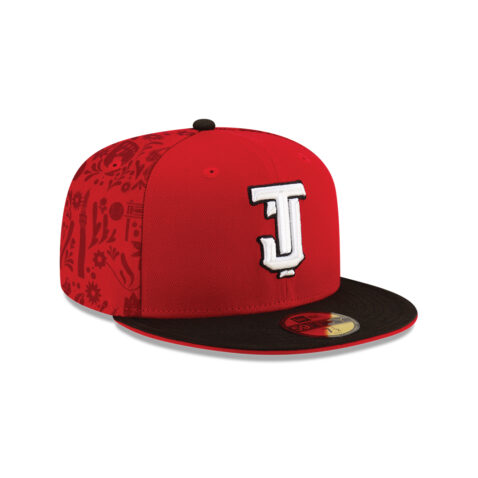 New Era 59Fifty Tijuana Toros Alternate 2 Official On Field Fitted Hat Red White Black - Image 4