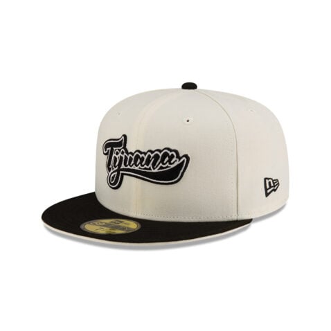 New Era 59Fifty Tijuana Toros Home Official On Field Fitted Hat Stone White Black New Era 59Fifty Tijuana Toros Home Official On Field Fitted Hat Stone White Black