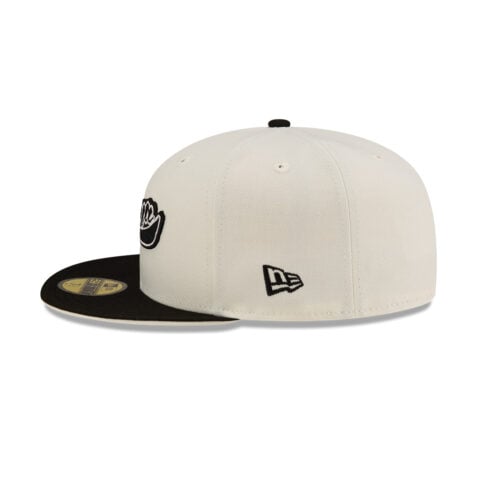 New Era 59Fifty Tijuana Toros Home Official On Field Fitted Hat Stone White Black New Era 59Fifty Tijuana Toros Home Official On Field Fitted Hat Stone White Black