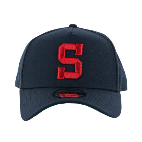 New Era 9Forty San Diego Padres 1949 S Logo A-Frame Snapback Hat Dark Navy Red New Era 9Forty San Diego Padres 1949 S Logo A-Frame Snapback Hat Dark Navy Red